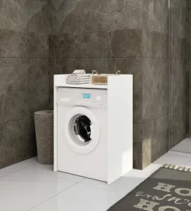 Ak furniture Koupelnová skříňka nad pračku FIN II bílá
