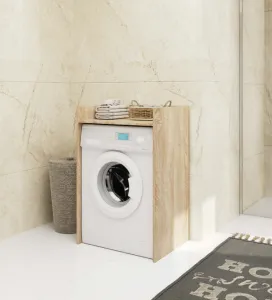 Ak furniture Koupelnová skříňka nad pračku FIN II dub sonoma