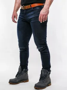 Pánske rifle CIPO & BAXX CD375 DARK BLUE Farba: Modrá, Konfekčná veľkosť: W30/L32