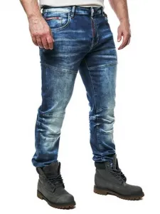 Pánske rifle CIPO & BAXX CD698 BLUE Farba: Modrá, Konfekčná veľkosť: W33/L32