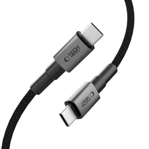 Tech-Protect UltraBoost DNA kábel USB-C, PD60W/3A, 2m, sivý