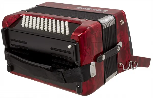 Hohner Bravo II 60 Klávesový akordeón Red