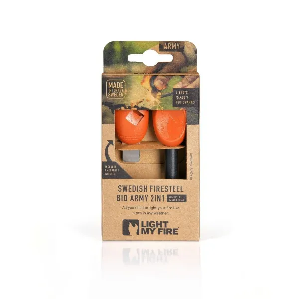 Kresadlo Light My Fire Firesteel Bio Army 2in1 - cocoshell