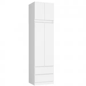 Ak furniture Nadstavec pre skrinku Star 60 cm biely