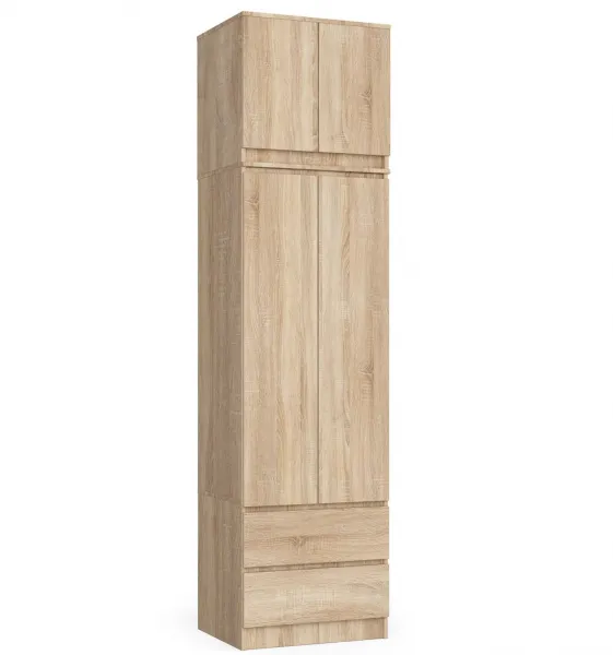 Ak furniture Nadstavec na šatníkovú skriňu Star 60 cm dub sonoma matný