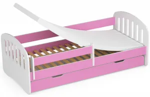 Ak furniture Detská posteľ PLAY 180x80 cm ružová
