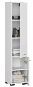 Ak furniture Kúpeľňová skrinka Fin I 30 cm biela lesk