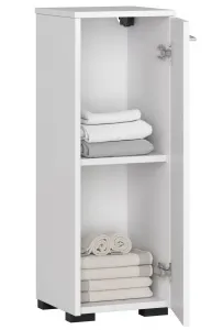 Ak furniture Kúpeľňová skrinka Fin 30 cm biela