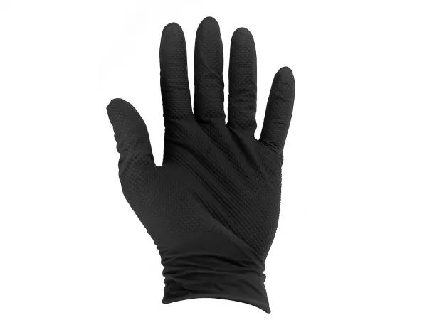 Geko Nitrilové rukavice SOLID GRIP 50ks veľkosť S, čierne
