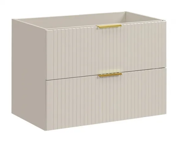 Comad Kúpeľňová zostava Adela Kašmír so skrinkami a umývadlom 80 cm kašmírová