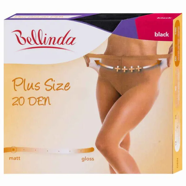 Dámske silonové pančuchy Bellinda čierne (290012-094) XL