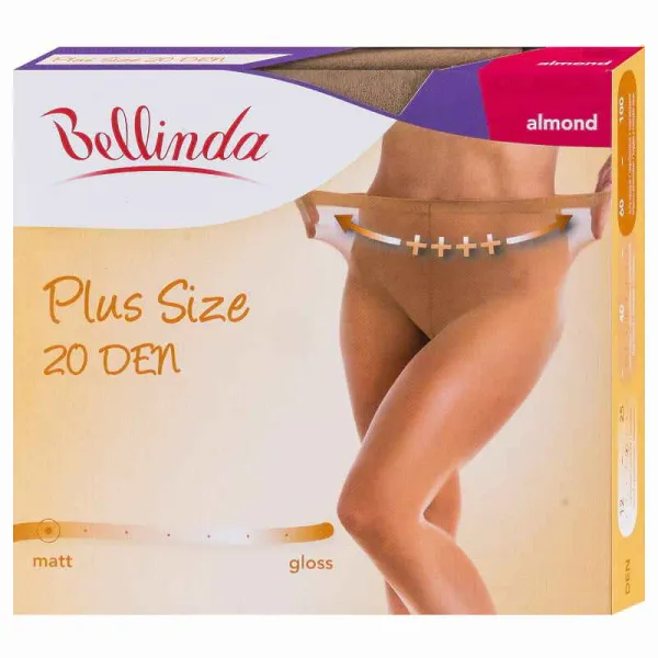 Dámske silonové pančuchy Bellinda béžové (290012-116) XL