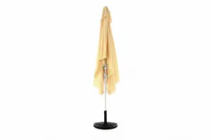 Garthen 6305 Záhradný slnečník - obdĺžnikový 2x3 m - champagne