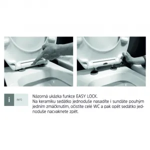 Mereo WC set - Rimless WC hranaté, modul na zamurovanie, biele hranaté tlačidlo MM01SETRB