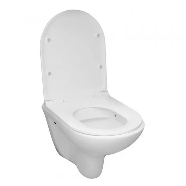 Mereo WC závesné, RIMLESS, 530x355x360, keramické, vr. sedátka CSS123 VSD81S