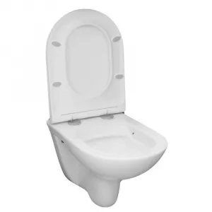 Mereo WC závesné, RIMLESS, 530x355x360, keramické, vr. sedátka CSS123 VSD81S