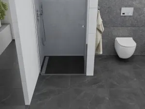 MEXEN - Pretoria sprchové dvere krídlové 65, transparent, chróm so stenovým profilom 852-065-000-01-00