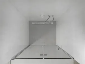 MEXEN - Lima skladacie sprchové dvere 105, transparent, chróm sa stenovým profilom 856-105-000-01-00