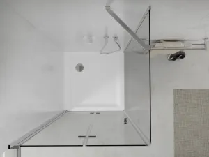 MEXEN/S - Lima sprchovací kút 70 x 70, transparent, chróm + vanička 856-070-070-01-00-4010