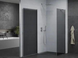 MEXEN/S - PRETORIA sprchovací kút 80x100, grafit, chróm 852-080-100-01-40