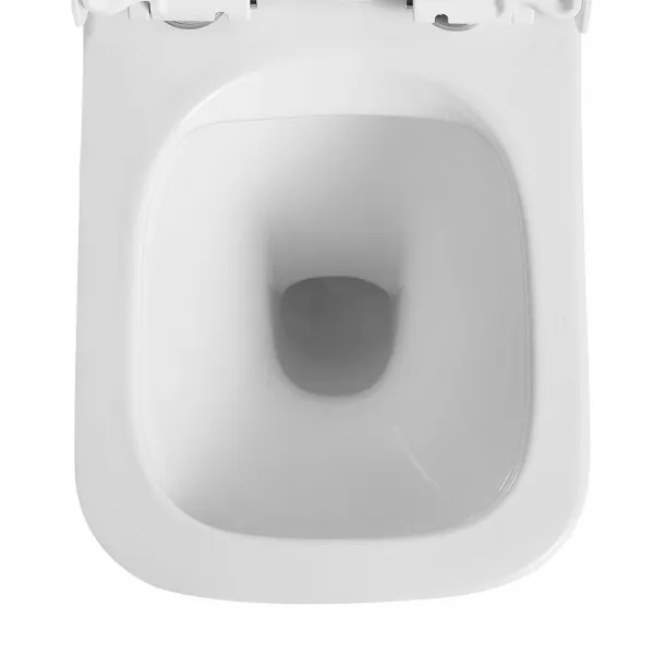 Mereo WC závesné kapotované, RIMLESS, 490x340x350, keramické, vr. sedátka CSS118S VSD83S