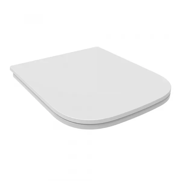 Mereo WC set - Rimless WC hranaté, modul na zamurovanie, biele hranaté tlačidlo MM01SETRB