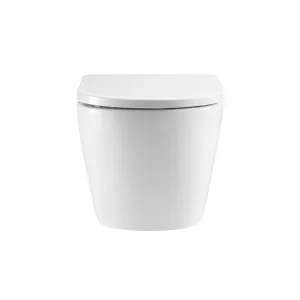 Mereo WC závesné kapotované, Smart Flush RIMLESS, 490x370x360, keramické, vr. sedátka CSS126 VSD82T2