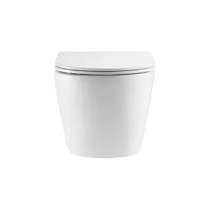Mereo WC závesné kapotované, Smart Flush RIMLESS, 490x370x360, keramické, vr. sedátka CSS126 VSD82T2