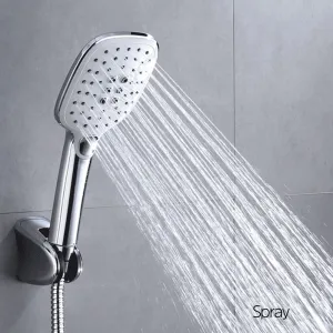 Mereo Dita sprchová batéria s hlavovou hranatou sprchou, biela CBE60104SJD