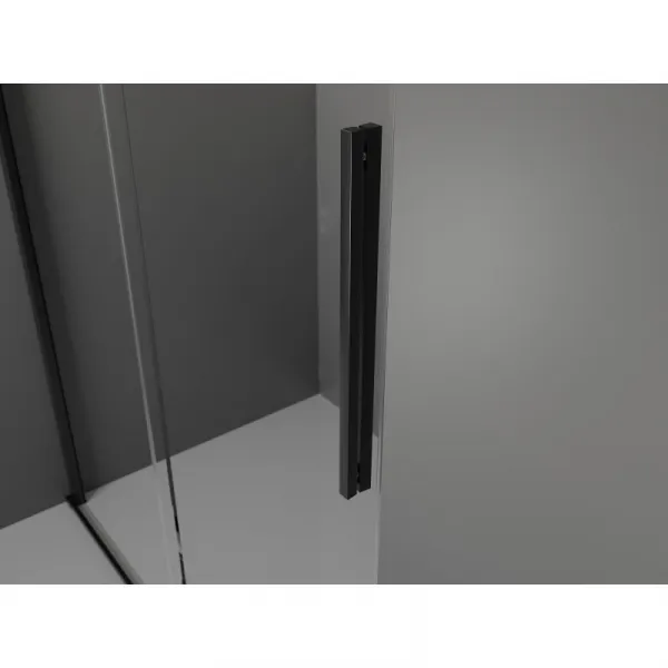 MEXEN/S - Velár sprchovací kút 90 x 70, transparent, čierna 871-090-070-01-70