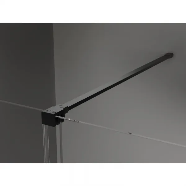 MEXEN/S - Velár sprchovací kút 90 x 70, transparent, čierna 871-090-070-01-70