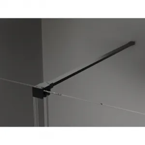 MEXEN/S - Velár sprchovací kút 90 x 70, transparent, čierna 871-090-070-01-70