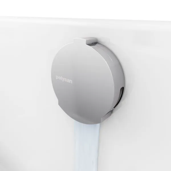 POLYSAN - MARBLE vaňová súprava s napúšťaním, bovden, dĺžka 800, chróm 11052