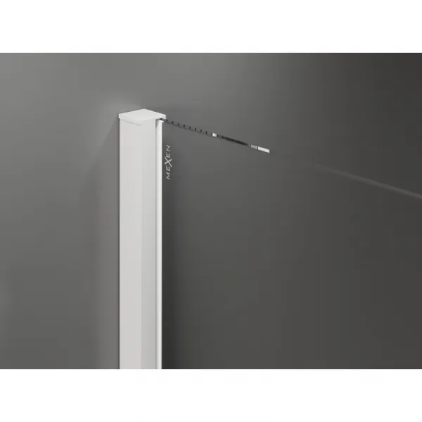 MEXEN/S - Velár sprchovací kút, posuvné dvere 100 x 80, grafit, biela 871-100-080-41-20