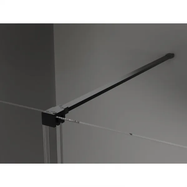 MEXEN/S - Velár sprchovací kút, posuvné dvere 100 x 85, grafit, čierna 871-100-085-41-70
