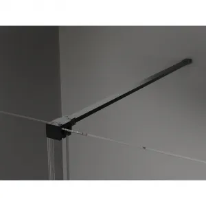 MEXEN/S - Velár sprchovací kút, posuvné dvere 100 x 85, grafit, čierna 871-100-085-41-70