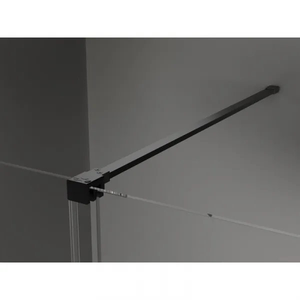 MEXEN/S - Velár sprchovací kút, posuvné dvere 100 x 100, grafit, čierna 871-100-100-41-70