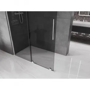MEXEN/S - Velar Sprchová zástena posuvná Walk-in 150 x 200, grafit 8 mm, chróm 871-150-000-43-01