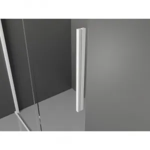 MEXEN/S - Velár sprchovací kút, posuvné dvere 100 x 80, grafit, biela 871-100-080-41-20