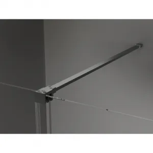 MEXEN/S - Velár sprchovací kút 100 x 80, transparent, grafit kartáčovaná 871-100-080-01-66