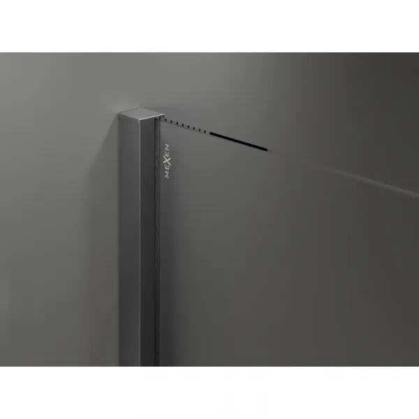 MEXEN/S - Velár sprchovací kút 150 x 100, transparent, grafit kartáčovaná 871-150-100-01-66