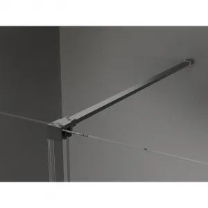 MEXEN/S - Velár sprchovací kút 100 x 100, transparent, grafit kartáčovaná 871-100-100-01-66