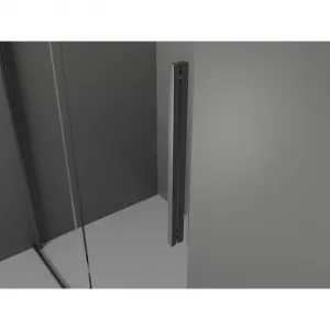 MEXEN/S - Velár sprchovací kút 90 x 70, transparent, grafit kartáčovaná 871-090-070-01-66