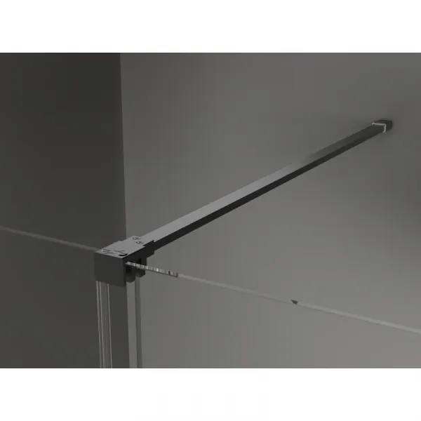 MEXEN/S - Velár posuvné sprchové dvere 100, grafit, grafit metal 871-100-000-41-95