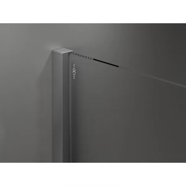 MEXEN/S - Velár sprchovací kút, posuvné dvere 100 x 80, grafit, grafit metal 871-100-080-41-95