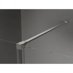 MEXEN/S - Velár sprchovací kút, posuvné dvere 100 x 80, grafit, nikel kartáčovaný 871-100-080-41-97