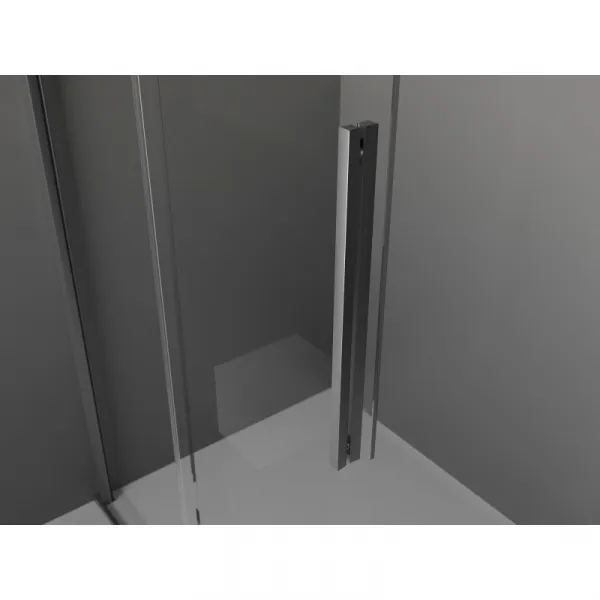 MEXEN/S - Velar Sprchová zástena posuvná Walk-in 80 x 200, grafit 8 mm, grafit metal 871-080-000-43-95