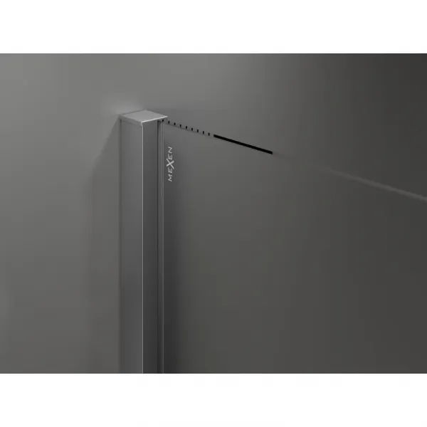 MEXEN/S - Velár posuvné sprchové dvere 100, grafit, grafit metal 871-100-000-41-95