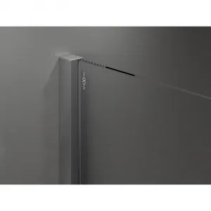 MEXEN/S - Velár posuvné sprchové dvere 100, grafit, grafit metal 871-100-000-41-95