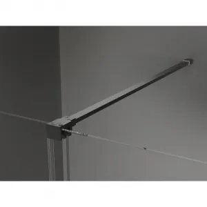 MEXEN/S - Velár sprchovací kút, posuvné dvere 100 x 80, grafit, grafit metal 871-100-080-41-95